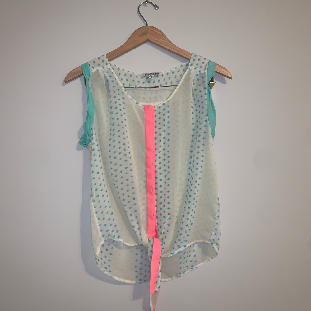 American Eagle Tie-Up Blouse